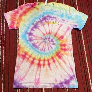 Rainbow Get Happy Tiedye Shirt